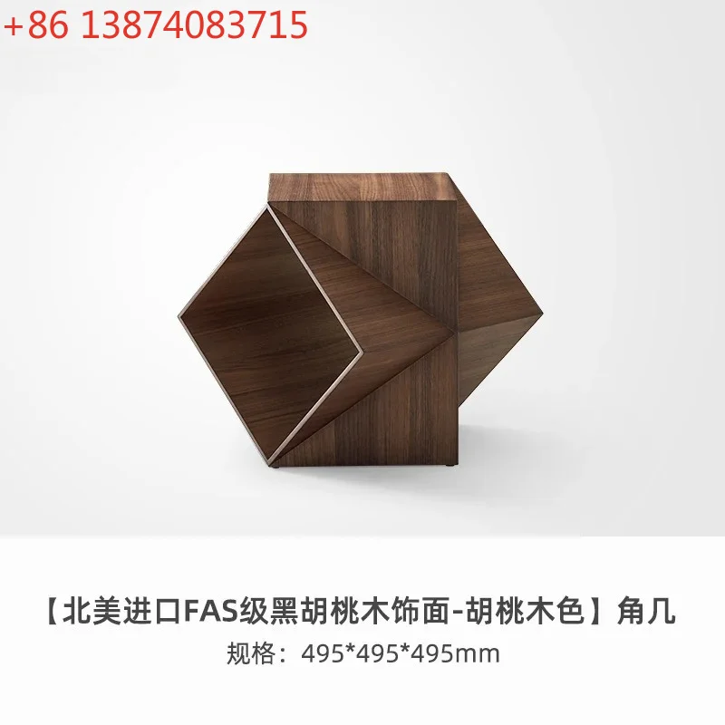 Polyhedral Angle Black Walnut Art Sofa Solid Wood Simple Mobile Simple
Polyhedral Angle Black Walnut Art Sofa Solid Wood Simple Mobile Simple