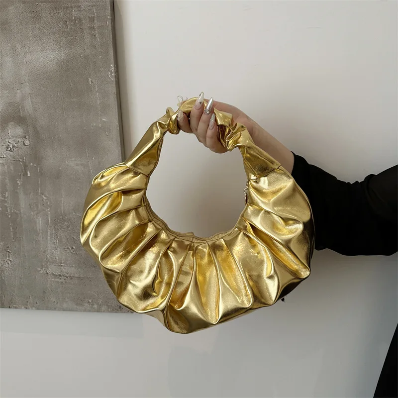 2025 New Pleated Ring Handle Bag for Women Elegant Versatile Underarm Purse Minimalist Designer Shoulder Bag Trendy Unique
2025 New Pleated Ring Handle Bag for Women Elegant Versatile Underarm Purse Minimalist Designer Shoulder Bag Trendy Unique