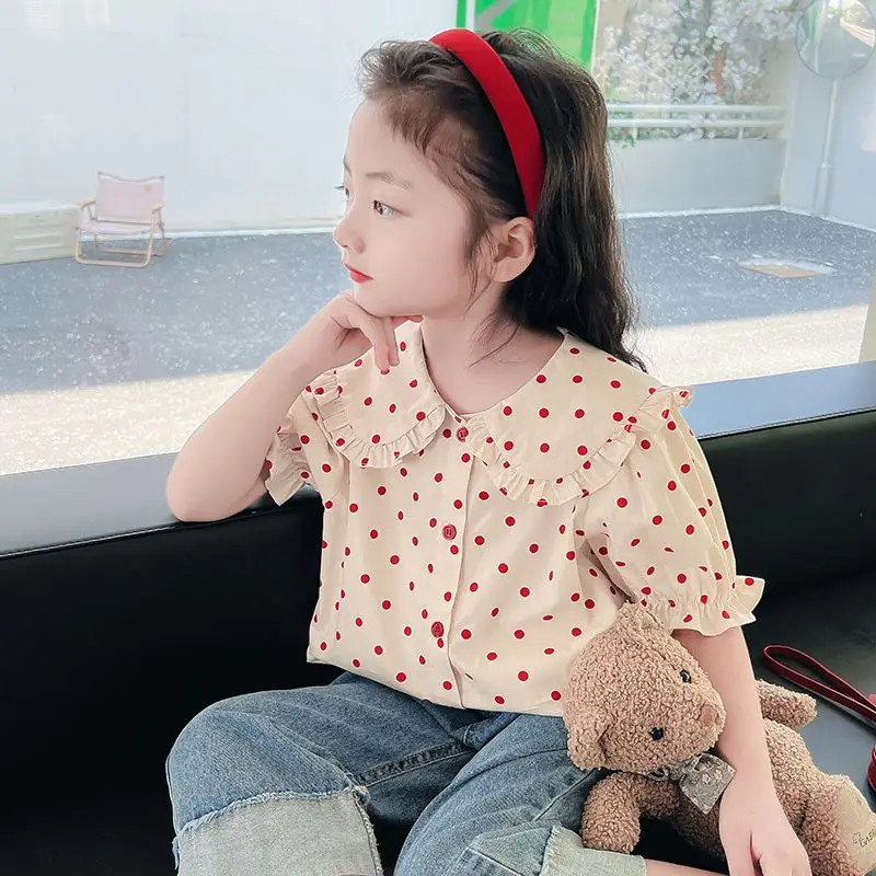 Girls Summer Floral Shirt 2026 Korean Style Short Sleeve Cardigan Lightweight Thin Blouse for Kids Casual Trendy Kids Clothes
Girls Summer Floral Shirt 2026 Korean Style Short Sleeve Cardigan Lightweight Thin Blouse for Kids Casual Trendy Kids Clothes