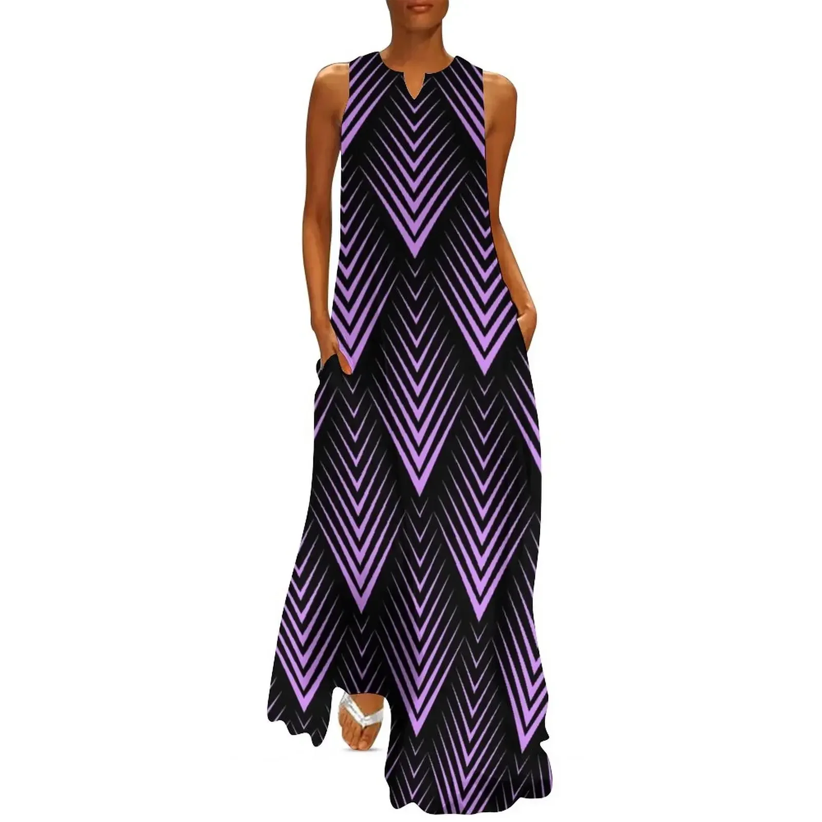 Purple and black art-deco pattern Long Dress dresses for women 2025 women's summer dress 2025 prom dresses Summer skirt Dress
Purple and black art-deco pattern Long Dress dresses for women 2025 women's summer dress 2025 prom dresses Summer skirt Dress