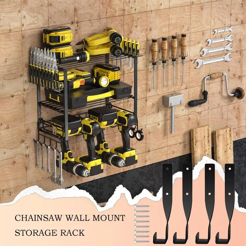 Chainsaw Mount Chain Saw Storage Rack Hook Heavy Duty Space-Saving Vertical Metal Organization For Garage Truck Tractor
Chainsaw Mount Chain Saw Storage Rack Hook Heavy Duty Space-Saving Vertical Metal Organization For Garage Truck Tractor