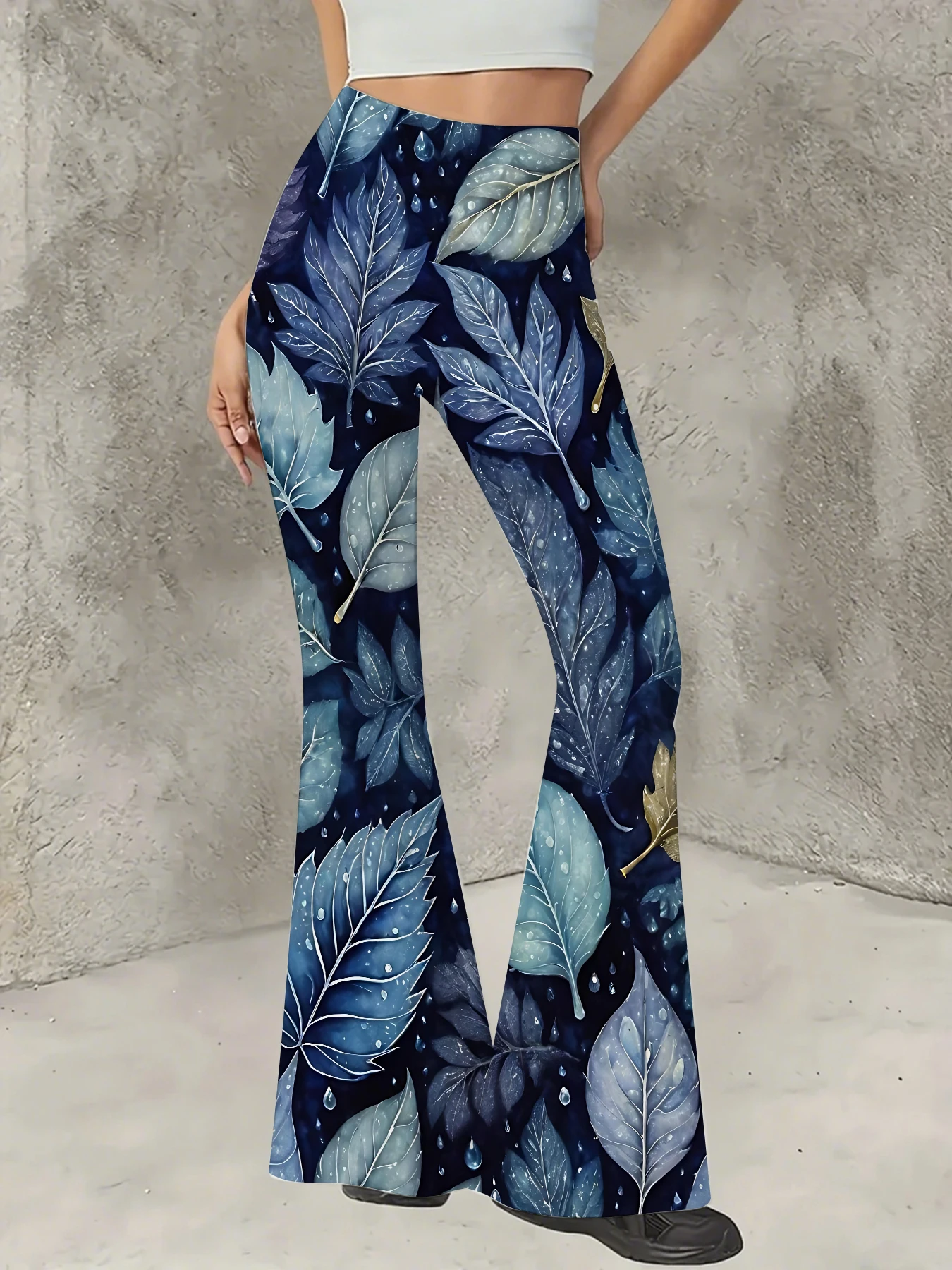 Women's All-Over Print Flared Leggings Stretchy High Waist Bell Bottom Pants
Women's All-Over Print Flared Leggings Stretchy High Waist Bell Bottom Pants