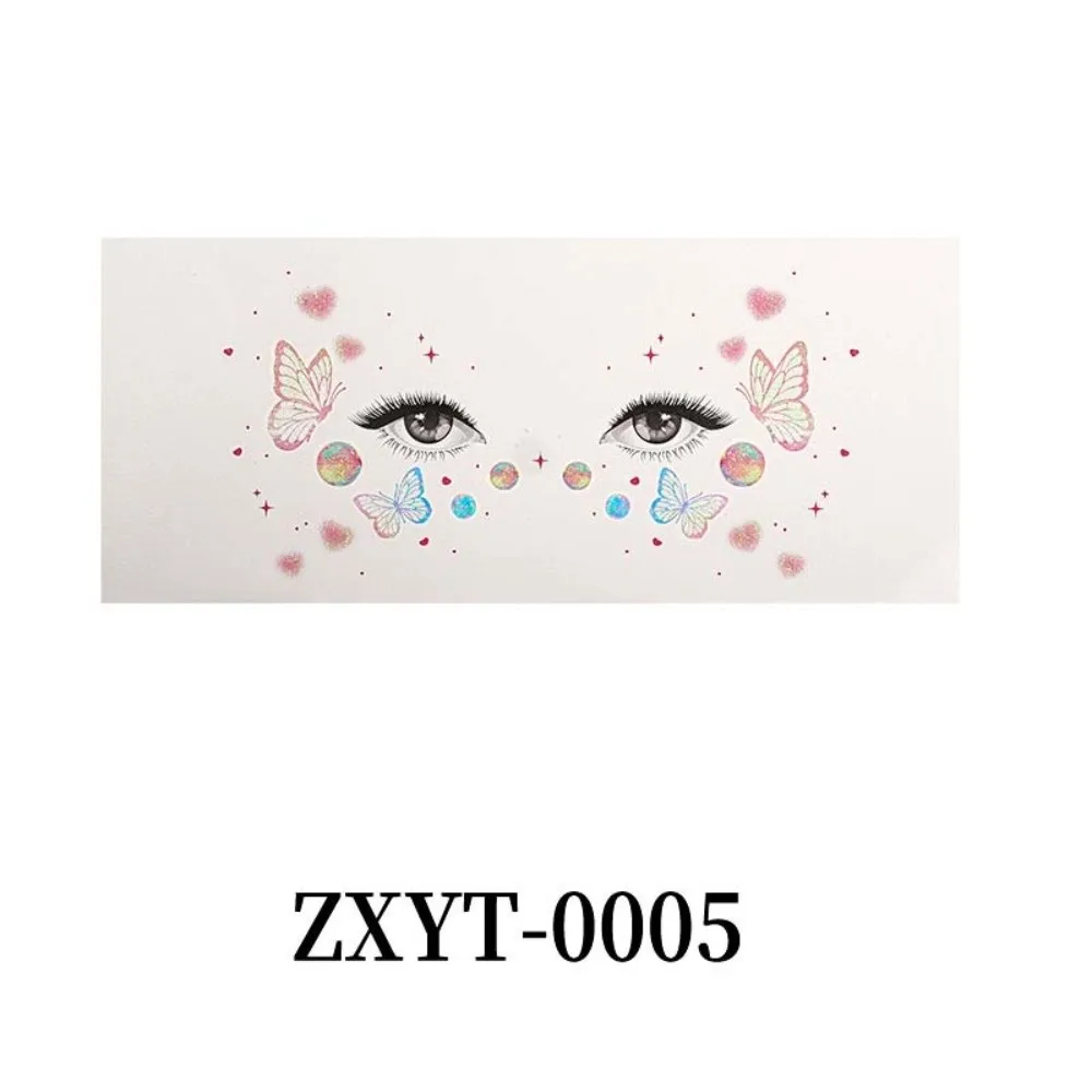 Waterproof Glitter Butterfly Face Tattoo Star Heart Long Lasting Face Tattoo Sticker Realistic DIY Face Temporary Tattoo
Waterproof Glitter Butterfly Face Tattoo Star Heart Long Lasting Face Tattoo Sticker Realistic DIY Face Temporary Tattoo