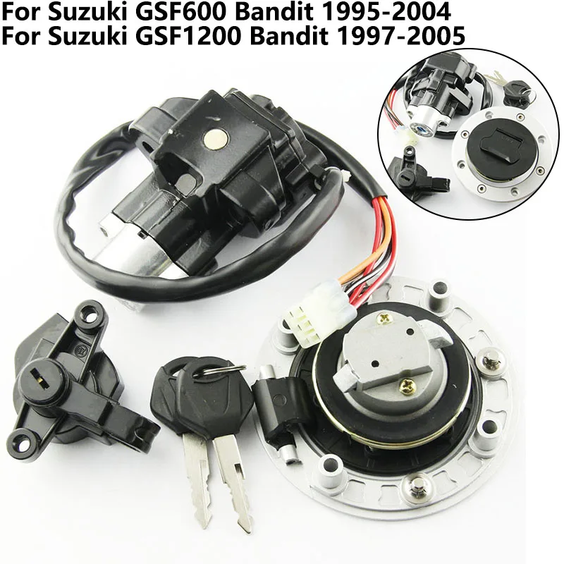 Для Suzuki GSF600 Bandit 1995 1996 1997 1998 1999-2004 GSF1200 Bandit 1997-2005 гг. Комплект замков крышки топливного бака мотоцикла
Для Suzuki GSF600 Bandit 1995 1996 1997 1998 1999-2004 GSF1200 Bandit 1997-2005 гг. Комплект замков крышки топливного бака мотоцикла