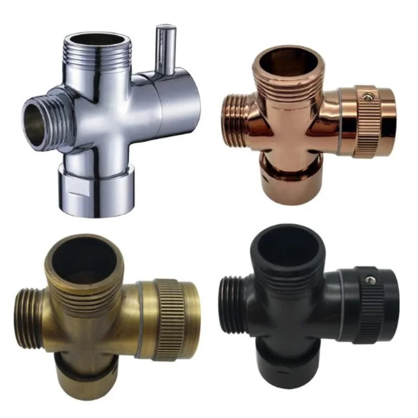 smesiteli stBathroom Brass Diverter Valve 3 way BSP 1/2" 3/4" 4/4/4 4/4/6 4/6/6 Shower Tee Adapter Adjustable Shower Head faucet
smesiteli stBathroom Brass Diverter Valve 3 way BSP 1/2" 3/4" 4/4/4 4/4/6 4/6/6 Shower Tee Adapter Adjustable Shower Head faucet