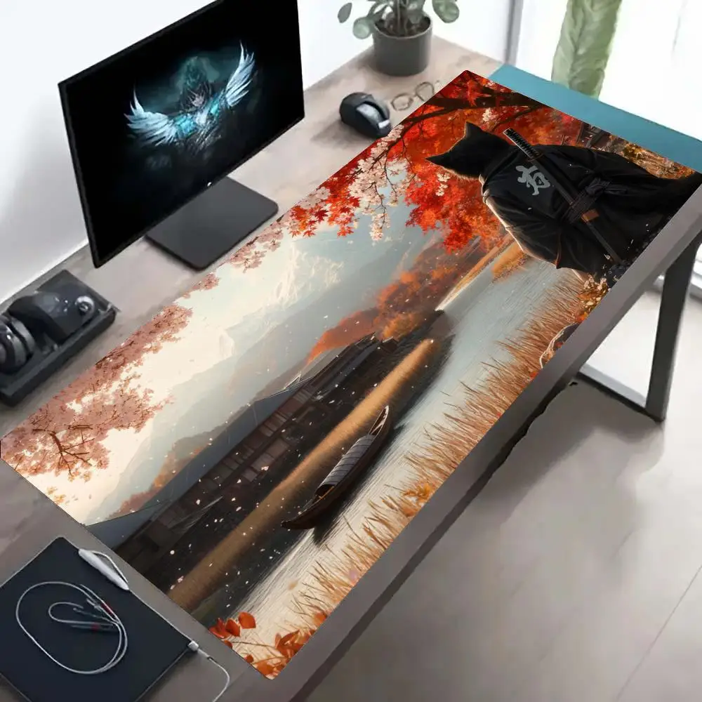 Samurai Cat Mouse Pad Large Size Rubber Base Anti-slip PC Desk Accessories Mousepad for Office and Gamer Keyboard Mats Decor Mat
Samurai Cat Mouse Pad Large Size Rubber Base Anti-slip PC Desk Accessories Mousepad for Office and Gamer Keyboard Mats Decor Mat