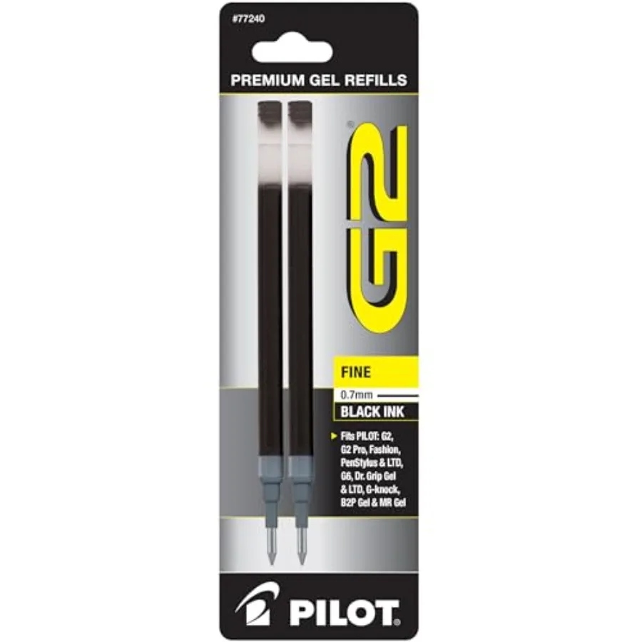 G2 Gel Ink Refills, Fine Point 0.7 mm, G2 Pen Refills, Black, 2
G2 Gel Ink Refills, Fine Point 0.7 mm, G2 Pen Refills, Black, 2