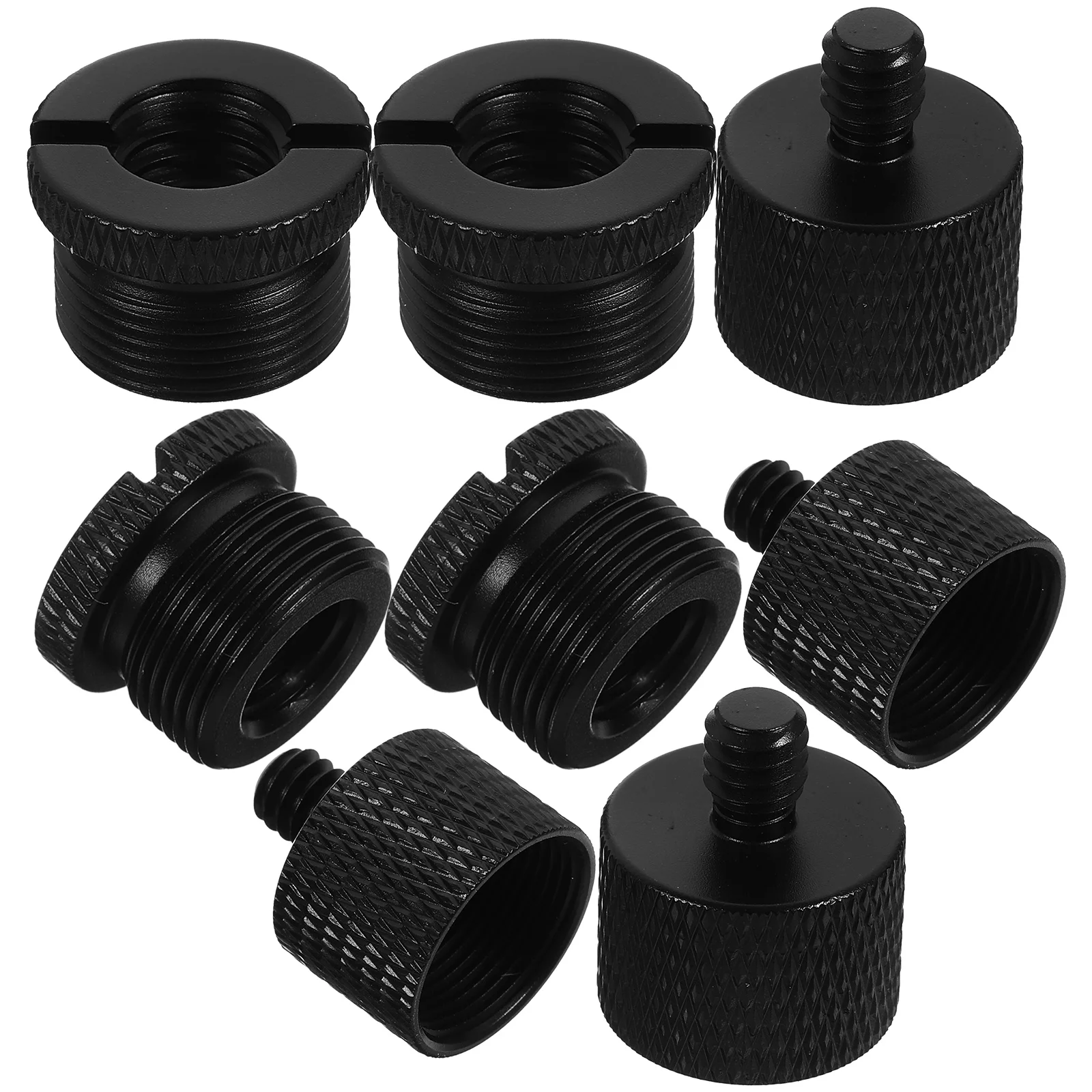 8pcs Thread Adapter 3/8 3/8 5/8 to 1/4 1/4 to 5/8 Mic Stand Screw Conversion Aluminum Alloy Durability Reliable
8pcs Thread Adapter 3/8 3/8 5/8 to 1/4 1/4 to 5/8 Mic Stand Screw Conversion Aluminum Alloy Durability Reliable