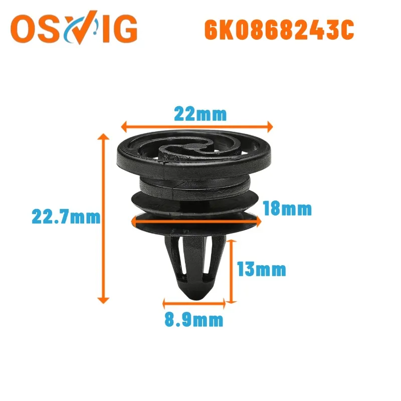 20PCS 6K0868243C Suitable for Volkswagen door trim panels
20PCS 6K0868243C Suitable for Volkswagen door trim panels