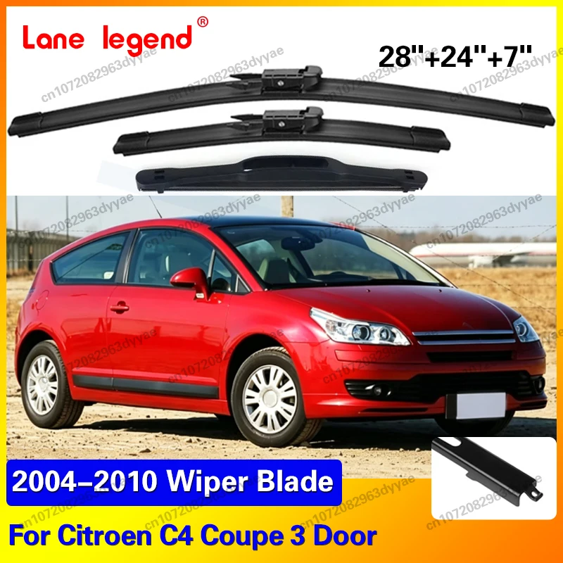 Wiper For Citroen C4 Coupe 3 Door 2004-2010 2005 2006 Wiper Front & Rear Blades Windshield Windscreen Window 28"+24"+7"
Wiper For Citroen C4 Coupe 3 Door 2004-2010 2005 2006 Wiper Front & Rear Blades Windshield Windscreen Window 28"+24"+7"