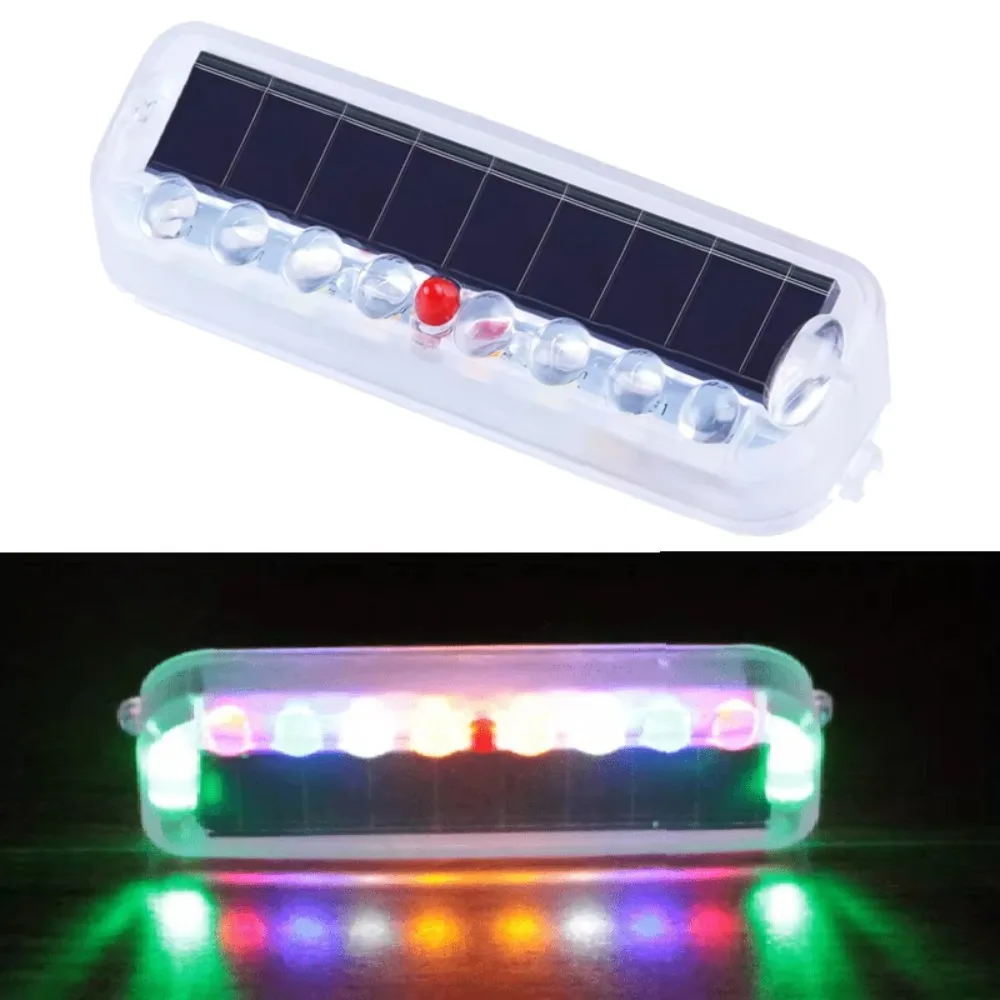 Solar Powered Solar Warning Flashing Light Colorful Wireless LED Strobe Warning Light Anti Rear-end Waterproof
Solar Powered Solar Warning Flashing Light Colorful Wireless LED Strobe Warning Light Anti Rear-end Waterproof