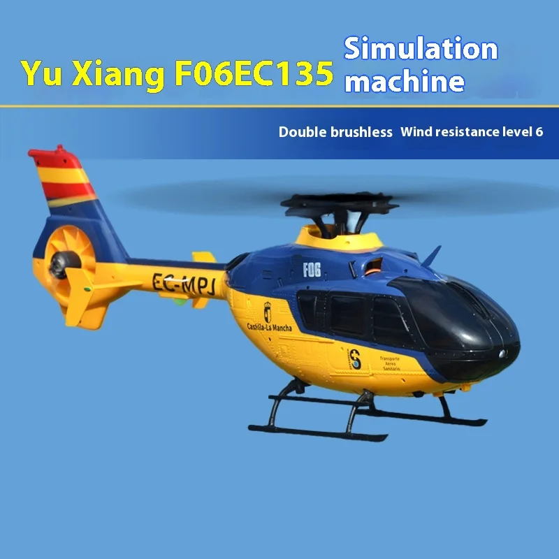 YXZNRC F06 вертолет с дистанционным управлением, как симулятор EC135, 3D трюковая модель самолета в один клик, игрушка, подарки для мальчика
YXZNRC F06 вертолет с дистанционным управлением, как симулятор EC135, 3D трюковая модель самолета в один клик, игрушка, подарки для мальчика