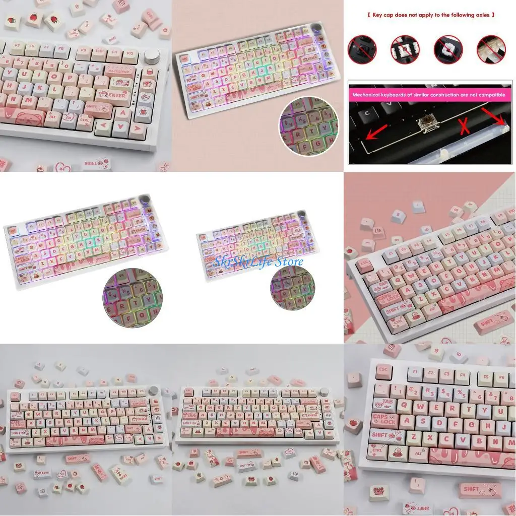 E65E 133 Keycap Set XDA Ergonomic Creamy Theme for Mechanical Gaming Keyboard
E65E 133 Keycap Set XDA Ergonomic Creamy Theme for Mechanical Gaming Keyboard