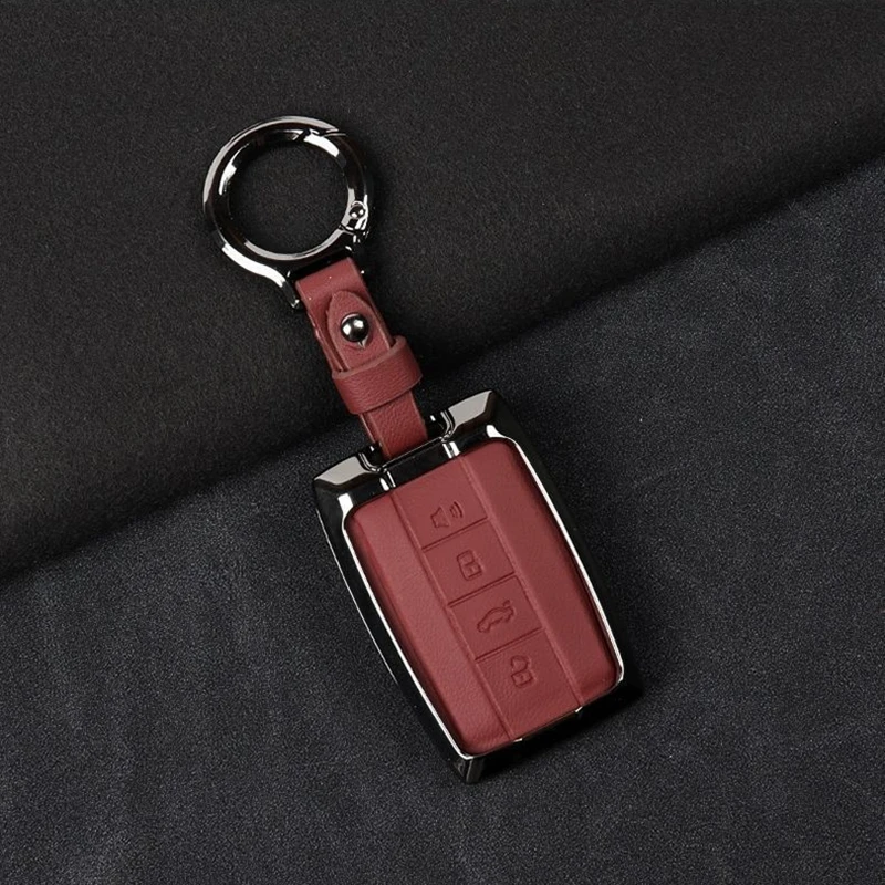 Металлический кожаный чехол для дистанционного ключа автомобиля, держатель, защитный брелок для Great Wall GWM WEY TANK 300 400 500 700 Hi4-T 2025
Металлический кожаный чехол для дистанционного ключа автомобиля, держатель, защитный брелок для Great Wall GWM WEY TANK 300 400 500 700 Hi4-T 2025