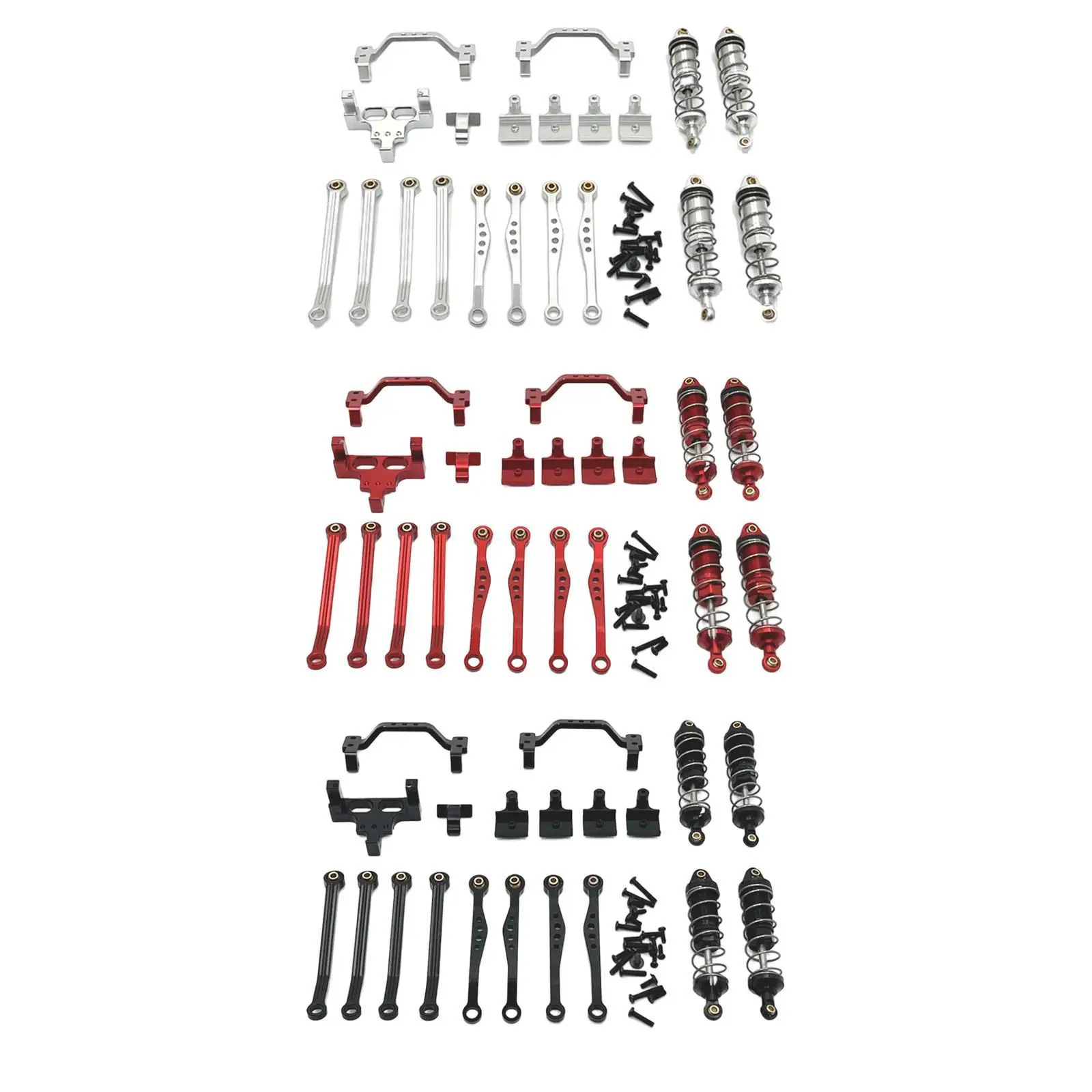 1:16 RC Car Metal Upgrade Kits Tie Rods Accessories Professional Complete Set Shock Absorbers RC Car Parts for JA11 Hobby Car
1:16 RC Car Metal Upgrade Kits Tie Rods Accessories Professional Complete Set Shock Absorbers RC Car Parts for JA11 Hobby Car