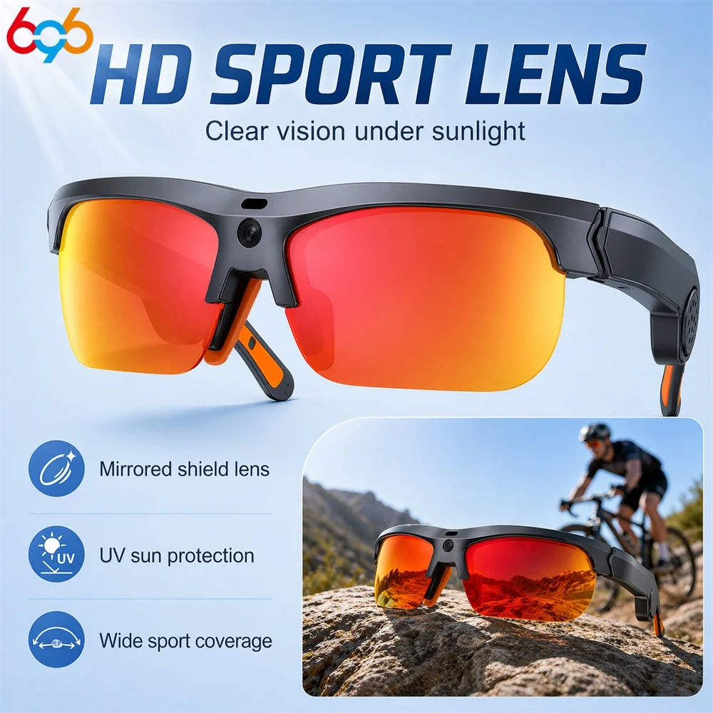 Men Lady AI Cycling Glasses Anti-Shake Take A Photo Video Recording 1300W HD Camera Dialogue Translation 3 In 1 Smart Glasses
Men Lady AI Cycling Glasses Anti-Shake Take A Photo Video Recording 1300W HD Camera Dialogue Translation 3 In 1 Smart Glasses