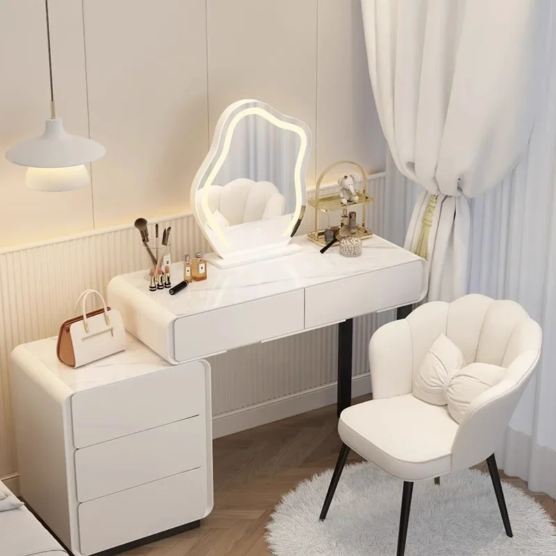 Wood Nordic Dressing Table Mirror Modern Vanity Drawers Makeup Storage Dressing Table Simple Mesas De Maquiagem Furnitures
Wood Nordic Dressing Table Mirror Modern Vanity Drawers Makeup Storage Dressing Table Simple Mesas De Maquiagem Furnitures