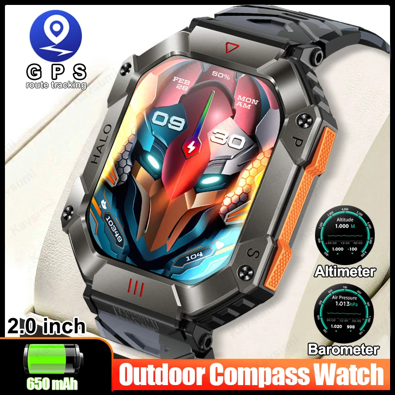 2023 New Durable Military Smartwatch Compass Watch Women's 650mAh Battery Bluetooth Call Men Smart Watch For Xiaomi Android Ios
2023 New Durable Military Smartwatch Compass Watch Women's 650mAh Battery Bluetooth Call Men Smart Watch For Xiaomi Android Ios