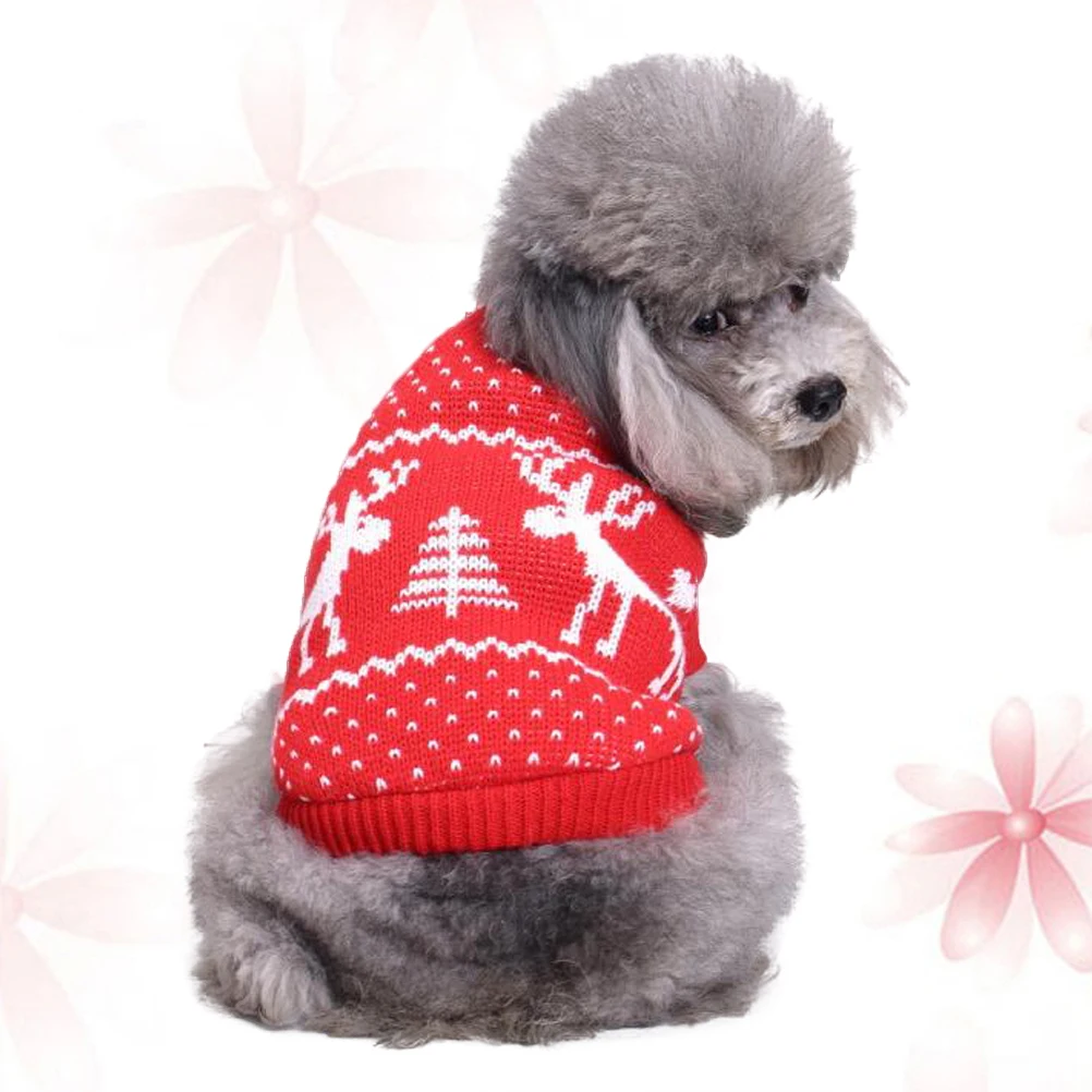 Pet Christmas Coat Puppy Clothes Soft Pet Festive Clothing Acrylic Small Dog Clothes Winter Festive Puppy Coat Holiday Pattern
Pet Christmas Coat Puppy Clothes Soft Pet Festive Clothing Acrylic Small Dog Clothes Winter Festive Puppy Coat Holiday Pattern