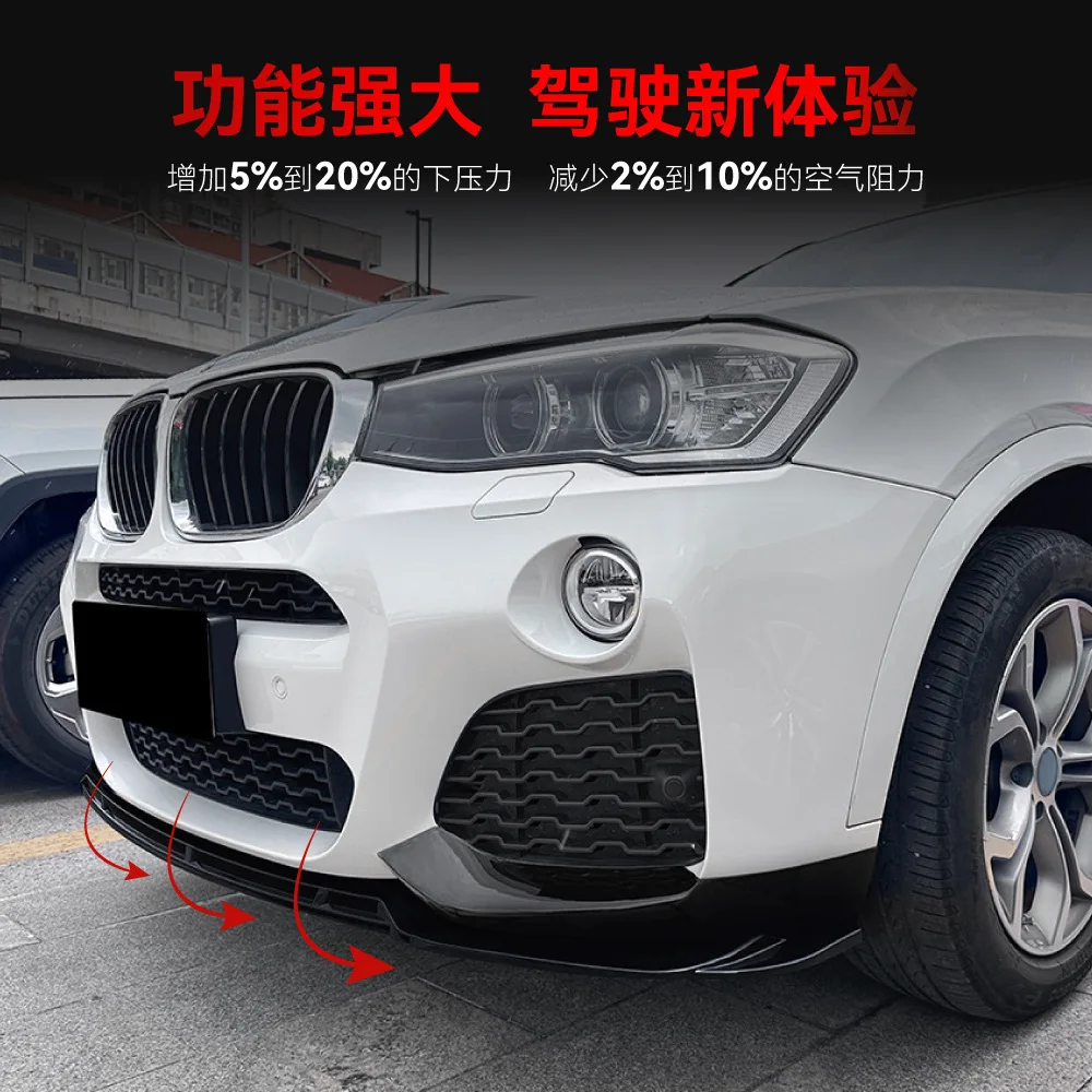 For BMW X3 F25 X4 F26 LCI M Sport 2014-2017 Year Front Splitter Bumper Lips Exterior Parts Accessories Body Kit
For BMW X3 F25 X4 F26 LCI M Sport 2014-2017 Year Front Splitter Bumper Lips Exterior Parts Accessories Body Kit