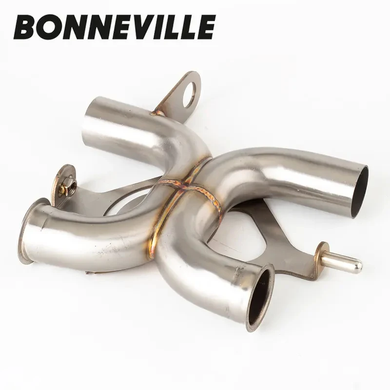 Motorcycle Exhaust Link Pipe Escape Tube For Triumph Bonneville T120 EFI T100 900 Street Twin 1200 Thruxton R EFI 2016-2020
Motorcycle Exhaust Link Pipe Escape Tube For Triumph Bonneville T120 EFI T100 900 Street Twin 1200 Thruxton R EFI 2016-2020
