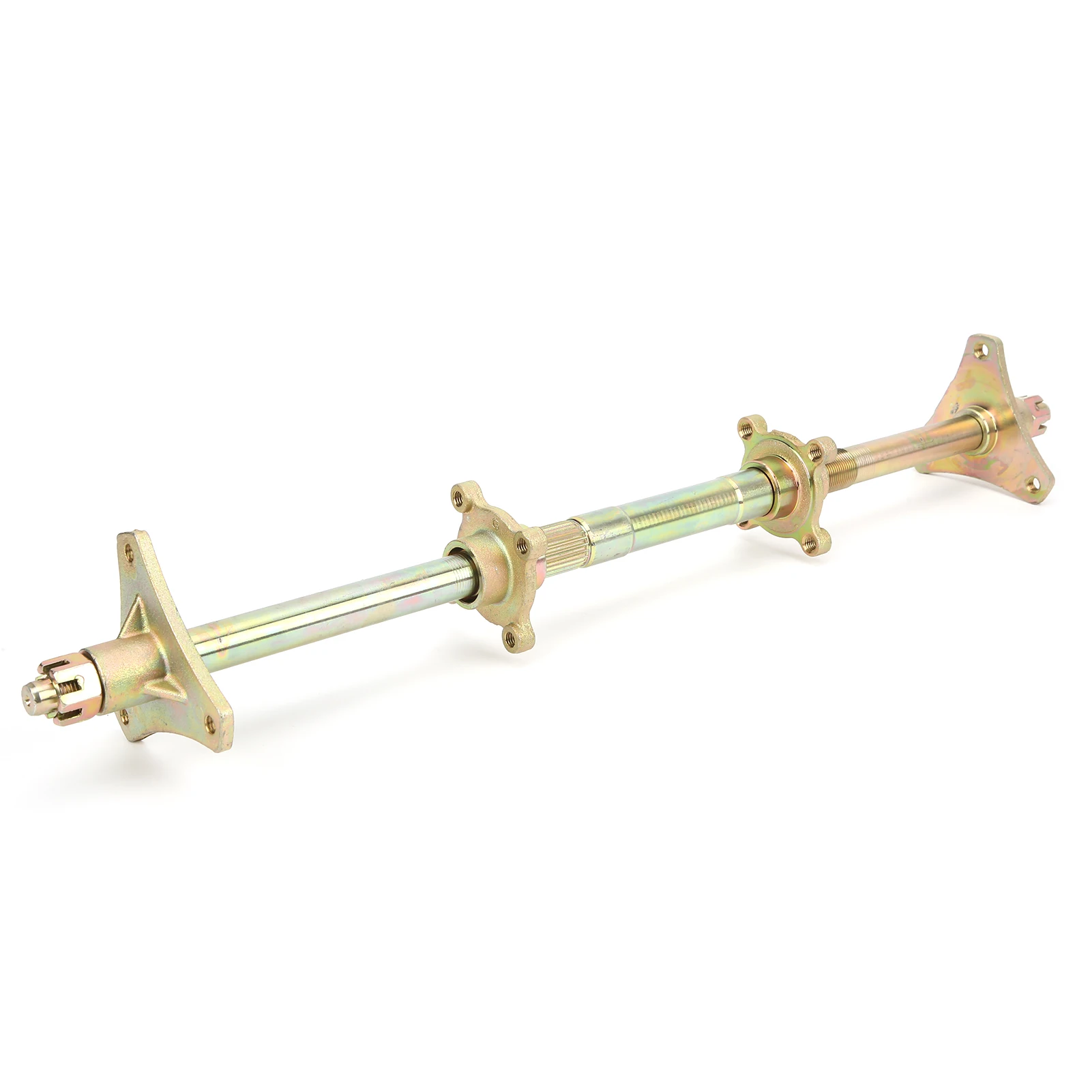 Комплект заднего моста в сборе с фланцем ступицы звездочки из стали — замена для ATV 50cc-110cc, прочная система оси внедорожников 
Комплект заднего моста в сборе с фланцем ступицы звездочки из стали — замена для ATV 50cc-110cc, прочная система оси внедорожников