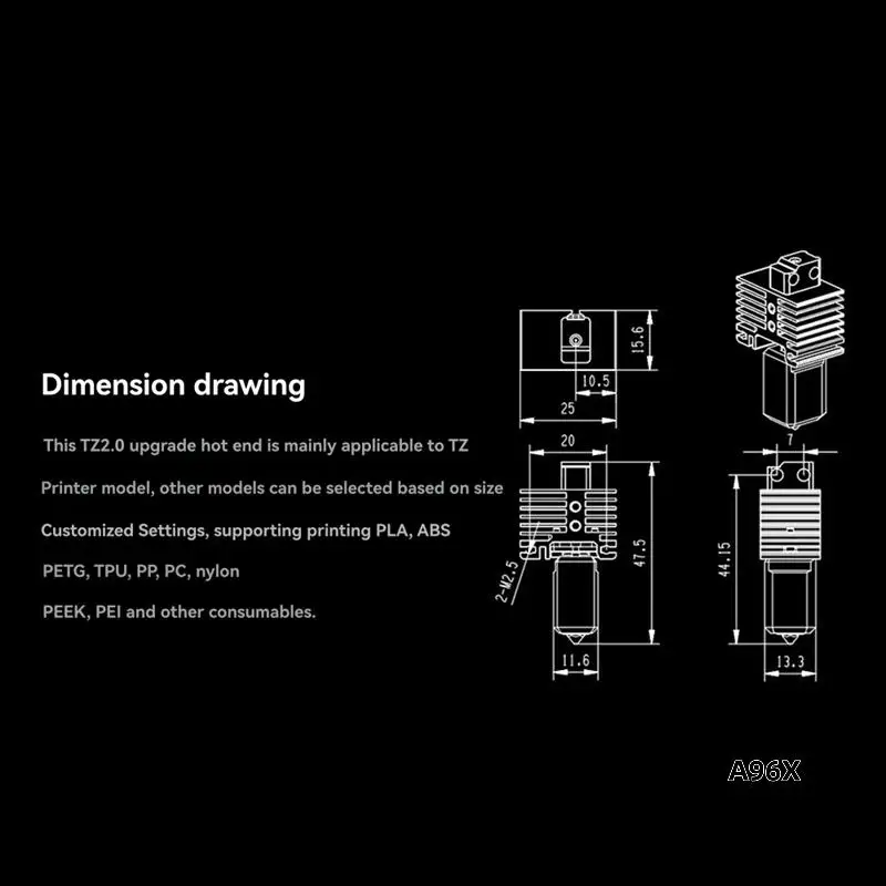 Комплект Hotend для 3D-принтера Bambu Lab X1 с охлаждающим вентилятором, сопла из закаленной стали, улучшенная точность печати
Комплект Hotend для 3D-принтера Bambu Lab X1 с охлаждающим вентилятором, сопла из закаленной стали, улучшенная точность печати