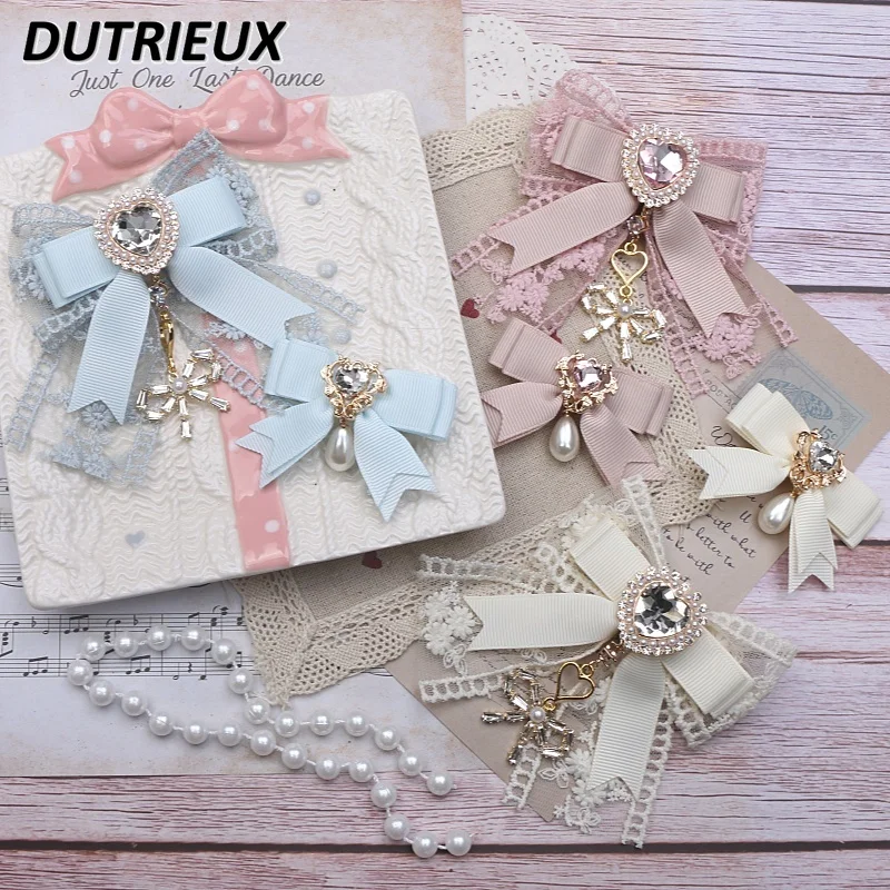 Japanese Mine Series Barrettes Sweet Pink Lace Bow Rhinestone Side Clip Hairclips Accessories Women Korean Hair Clips for Girls
Japanese Mine Series Barrettes Sweet Pink Lace Bow Rhinestone Side Clip Hairclips Accessories Women Korean Hair Clips for Girls