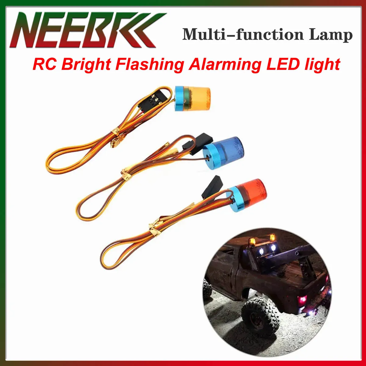 NEEBRC RC светодиодный многофункциональный круглый ультра яркий свет, стробообрабатывающий мигающий режим быстрого медленного вращения для радиоуправляемой автомобильной детали
NEEBRC RC светодиодный многофункциональный круглый ультра яркий свет, стробообрабатывающий мигающий режим быстрого медленного вращения для радиоуправляемой автомобильной детали
