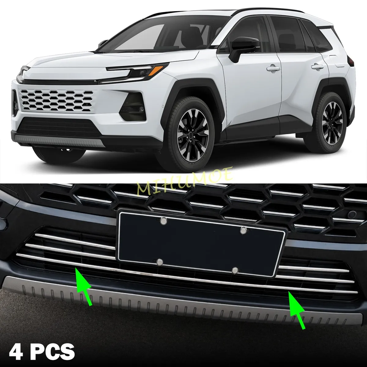 Lower Grille Decorative Trims Strip Car Exterior Decoration Accessories For Toyota RAV4 2026 2027 2028 Stainless Steel
Lower Grille Decorative Trims Strip Car Exterior Decoration Accessories For Toyota RAV4 2026 2027 2028 Stainless Steel