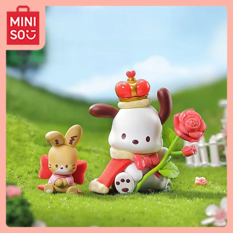 MINISO Sanrio Kawaii аниме мультфильм Pochacco цветы и подростковая серия слепая коробка игрушка модель фигурка настольный аксессуар
MINISO Sanrio Kawaii аниме мультфильм Pochacco цветы и подростковая серия слепая коробка игрушка модель фигурка настольный аксессуар