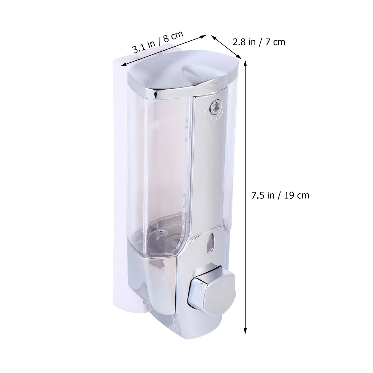 Wall Mount Dispenser Silver Lotion Shampoo Container Refillable Home Hotel Bathroom Shower Gel Wall Mounted Shampoo Container
Wall Mount Dispenser Silver Lotion Shampoo Container Refillable Home Hotel Bathroom Shower Gel Wall Mounted Shampoo Container