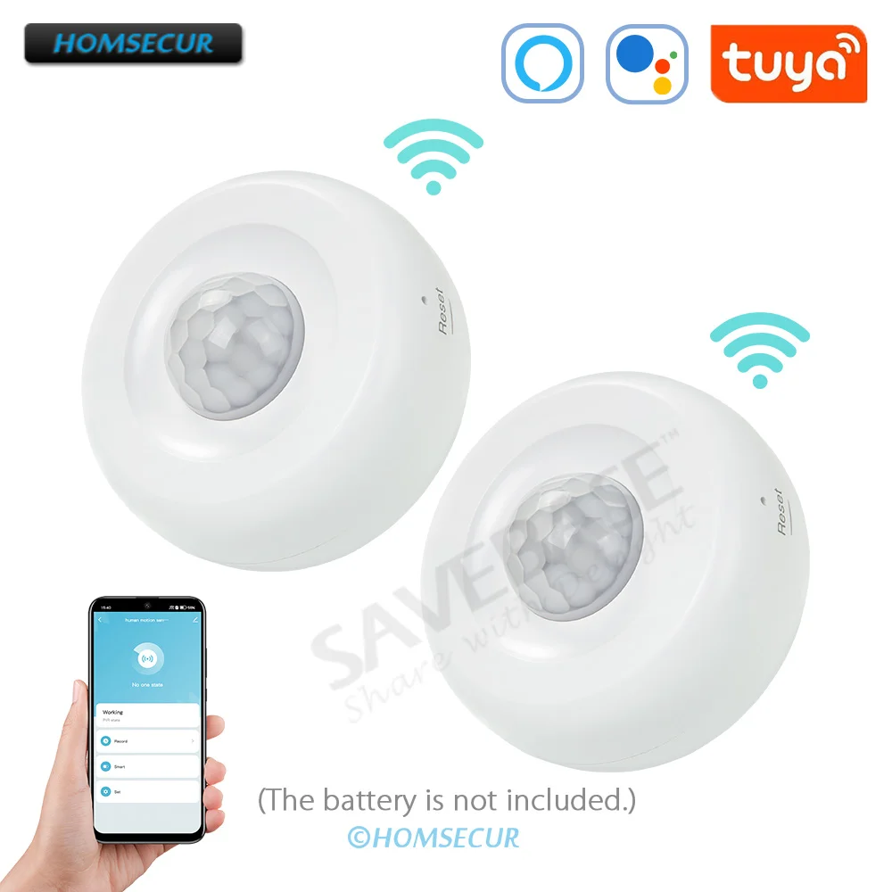 2Pcs HW400A WiFi PIR Motion Sensor Detector Tuya APP Notification Alert Records Remote Control Smart Home Security Burglar Alarm
2Pcs HW400A WiFi PIR Motion Sensor Detector Tuya APP Notification Alert Records Remote Control Smart Home Security Burglar Alarm