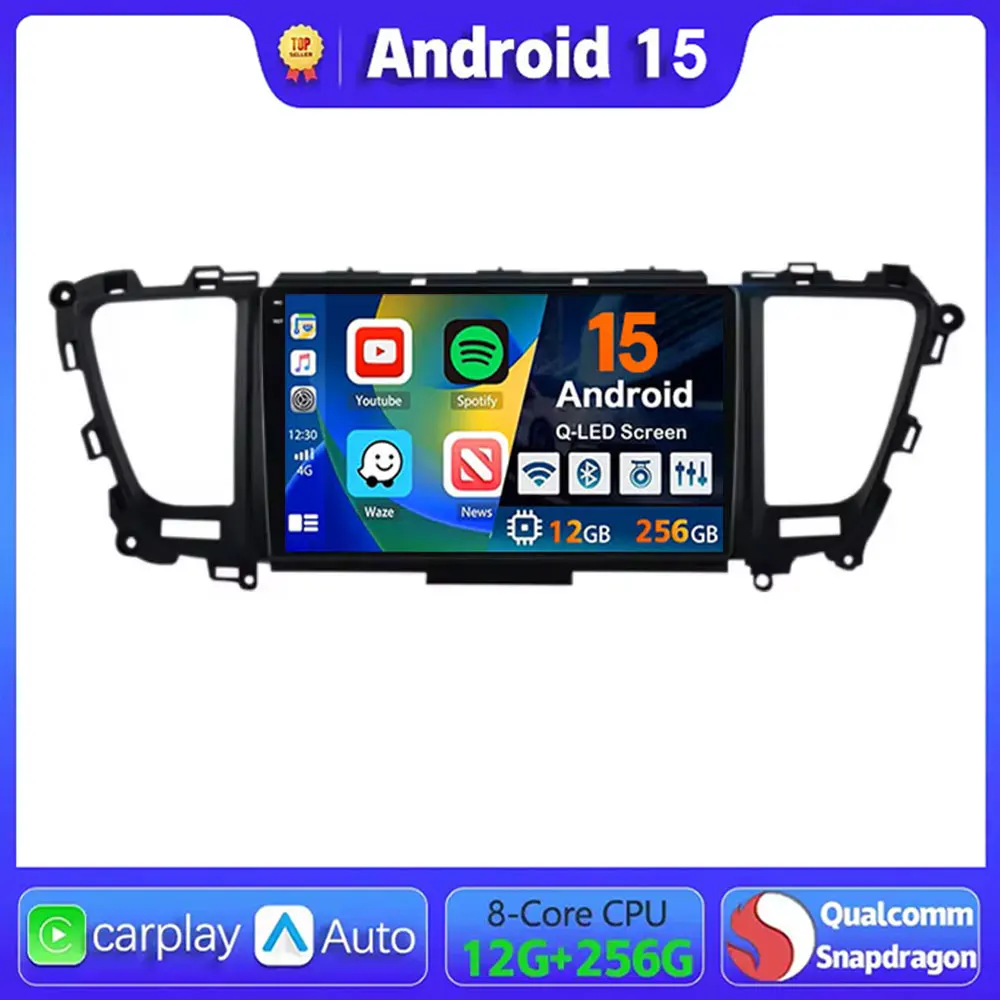 Android 15 Car Radio For Kia Carnival Sedona 2014 - 2020 2din Multimedia Video Player Navigation Monitor TV GPS 2 Din DVD DSP
Android 15 Car Radio For Kia Carnival Sedona 2014 - 2020 2din Multimedia Video Player Navigation Monitor TV GPS 2 Din DVD DSP
