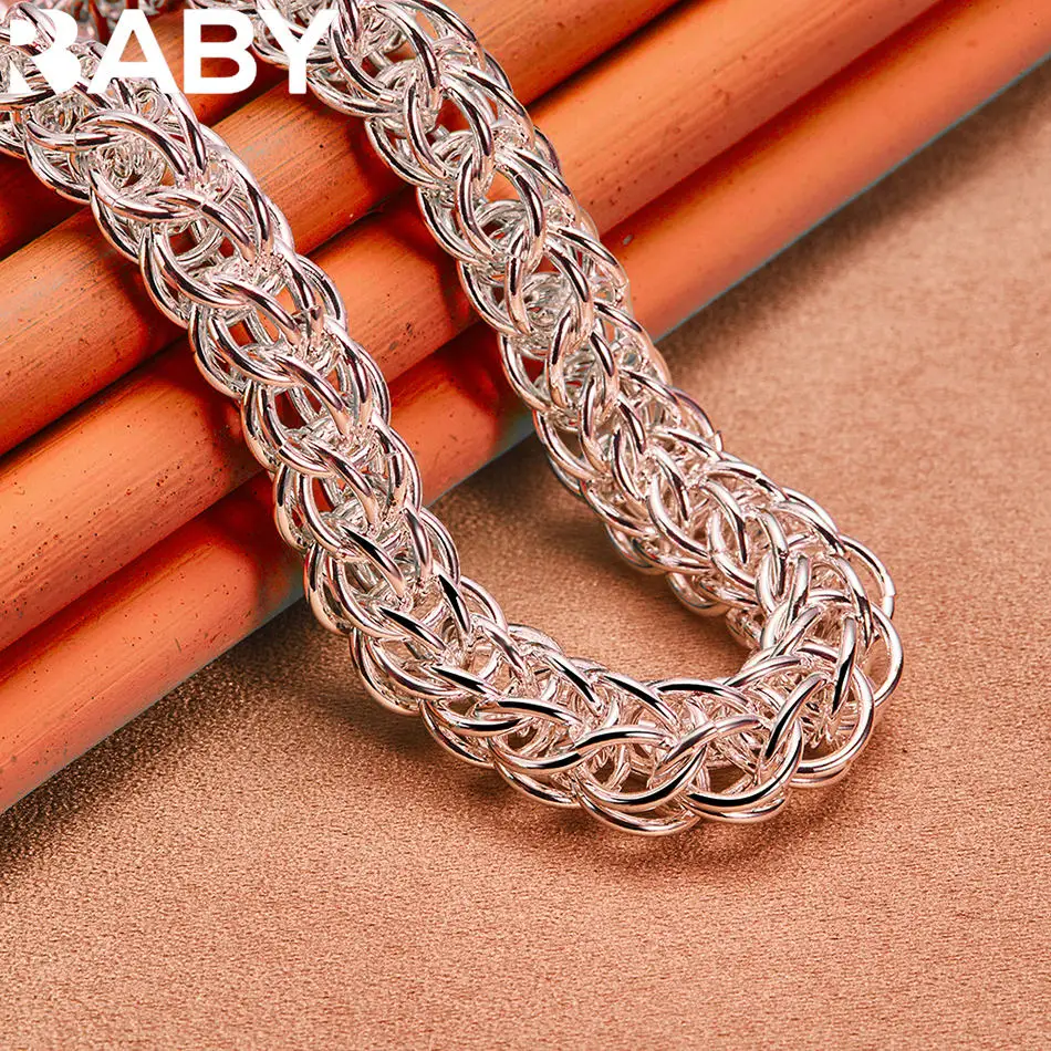 URBABY 925 Sterling Silver Ring TO Buckle Chain Necklace For Men and Women Fashion Jewelry Exquisite Trend Party Accessories
URBABY 925 Sterling Silver Ring TO Buckle Chain Necklace For Men and Women Fashion Jewelry Exquisite Trend Party Accessories