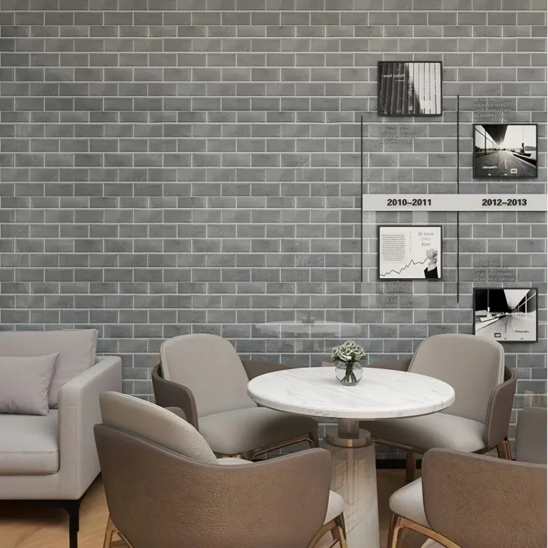 Bright Brick Pattern Wallpaper Self Adhesive with Aluminum Foil Bottom Thickened Foam Imitation Tile Stickers for Bedroom Walls
Bright Brick Pattern Wallpaper Self Adhesive with Aluminum Foil Bottom Thickened Foam Imitation Tile Stickers for Bedroom Walls