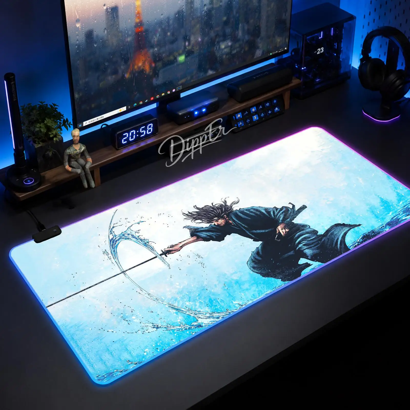 Game Vagabond Mouse Pad Gaming Anime Mouse Pad XXL RGB Desk Mats LED Table Pads Backlit Rubber Desktop
Game Vagabond Mouse Pad Gaming Anime Mouse Pad XXL RGB Desk Mats LED Table Pads Backlit Rubber Desktop
