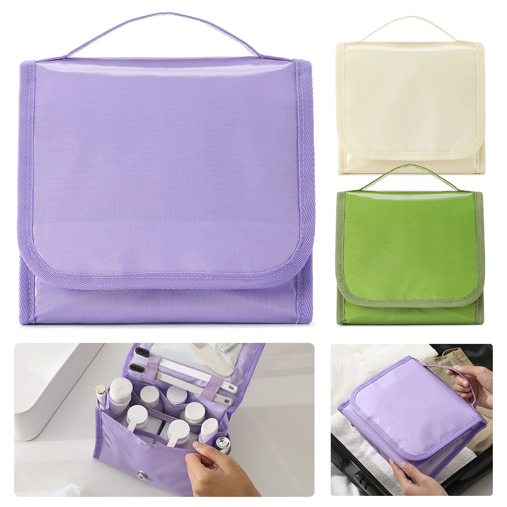 Waterproof Cosmetic Bag Multifunction Makeup Bag Large Capacity Portable Makeup Organizer Solid Color Folding for Outdoor Travel
Waterproof Cosmetic Bag Multifunction Makeup Bag Large Capacity Portable Makeup Organizer Solid Color Folding for Outdoor Travel