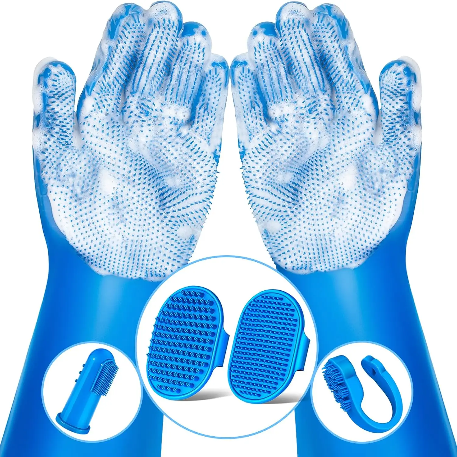 6PCS Pet Grooming Kit for Dogs,Cats and Horses Dog Washing Gloves Dog Bath Brush Dog Bath Gloves Dog Shampoo Brush Pet
6PCS Pet Grooming Kit for Dogs,Cats and Horses Dog Washing Gloves Dog Bath Brush Dog Bath Gloves Dog Shampoo Brush Pet