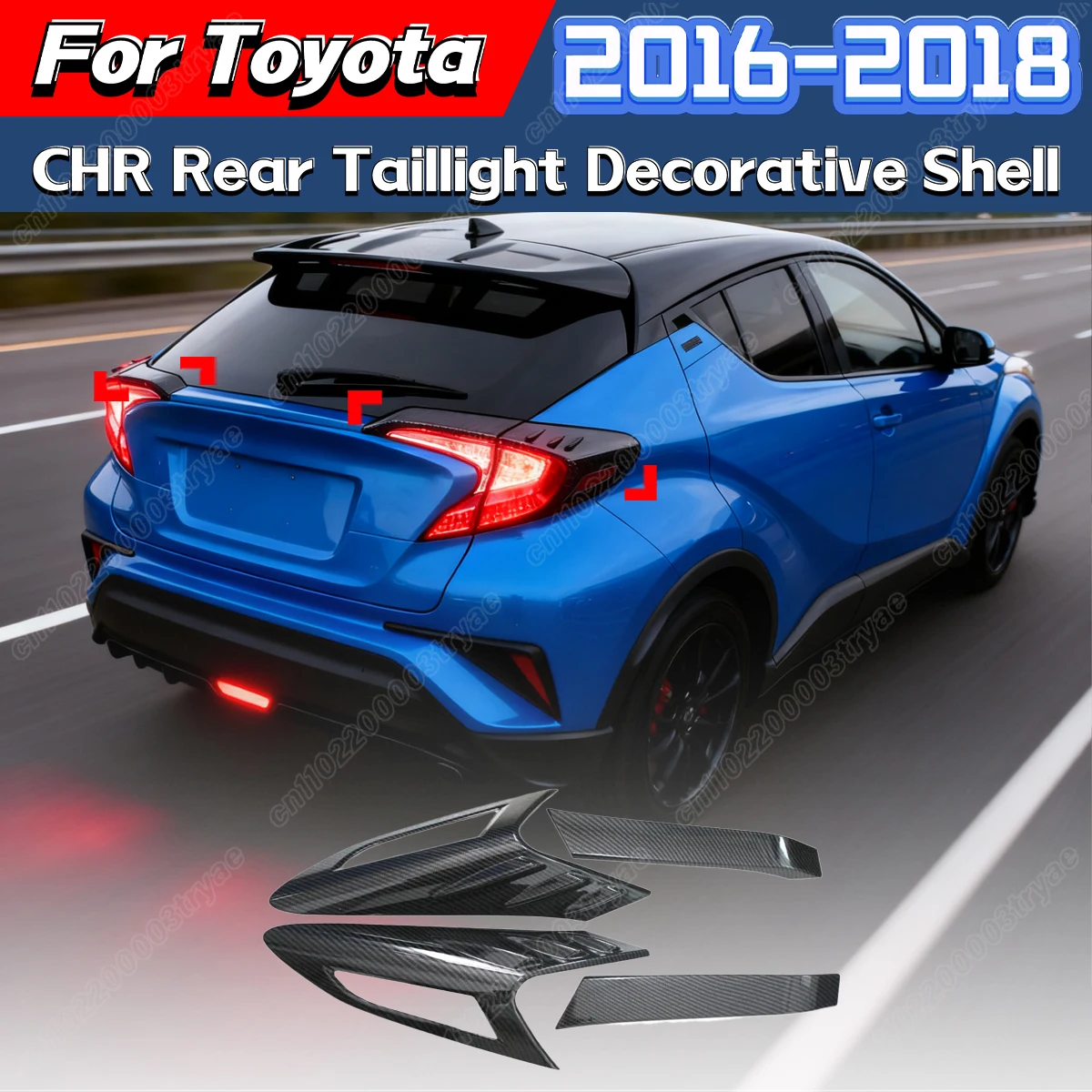 Для Toyota CHR 2016 2017 2018, автомобильный задний фонарь, декоративная лампа, корпус заднего фонаря, защитная рамка, аксессуары для модификации кузова
Для Toyota CHR 2016 2017 2018, автомобильный задний фонарь, декоративная лампа, корпус заднего фонаря, защитная рамка, аксессуары для модификации кузова