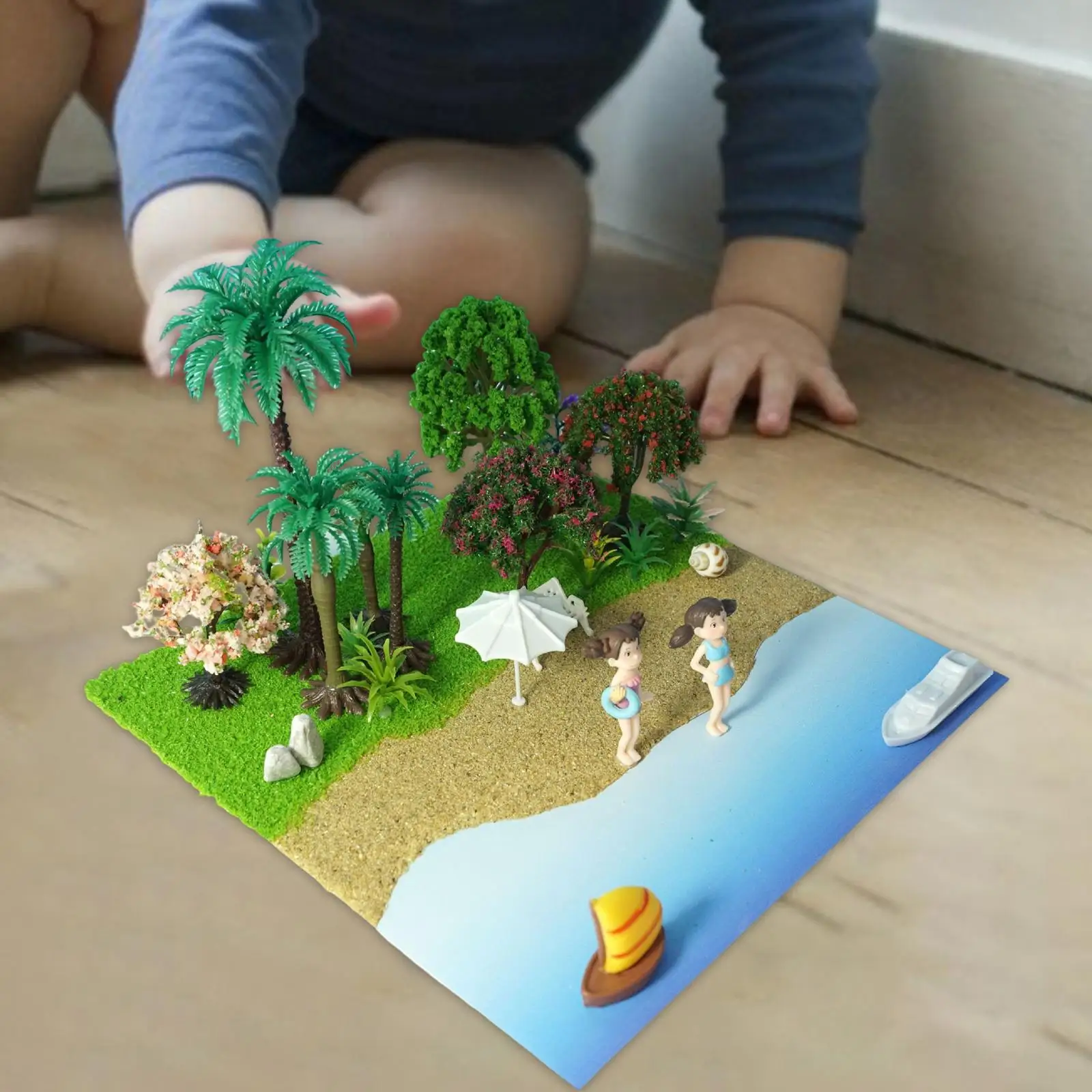 Building Kits for Kids Creative Summer Beach Scenes Model Diorama HO Scale for Educational Play
Building Kits for Kids Creative Summer Beach Scenes Model Diorama HO Scale for Educational Play