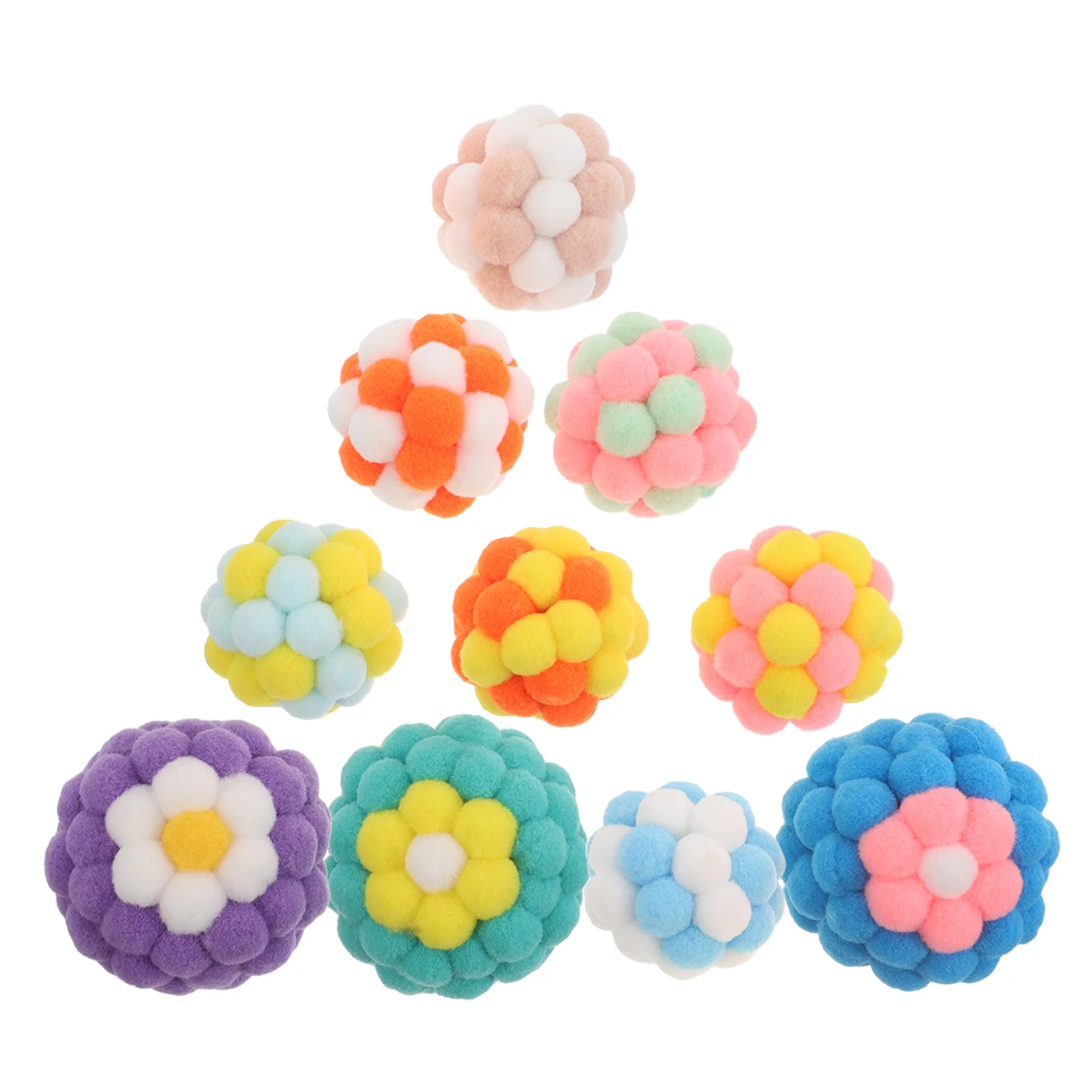 10 Pcs Toys Cat Bell with Bells Chew Enrichment Interactive Pet Plaything Chasing
10 Pcs Toys Cat Bell with Bells Chew Enrichment Interactive Pet Plaything Chasing