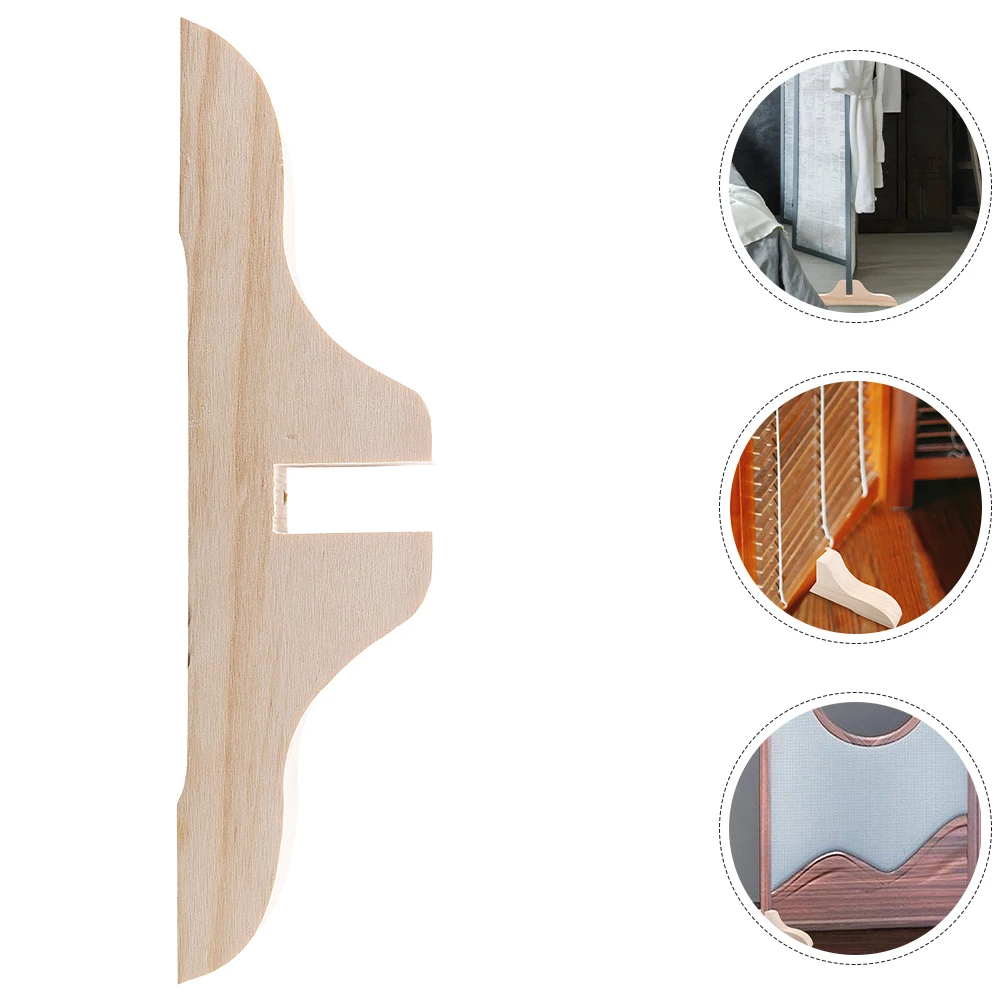 4pcs Room Divider Screen Base Wood Privacy Partition Support Stand Holder Feet Stabilizer for Home Office Space
4pcs Room Divider Screen Base Wood Privacy Partition Support Stand Holder Feet Stabilizer for Home Office Space