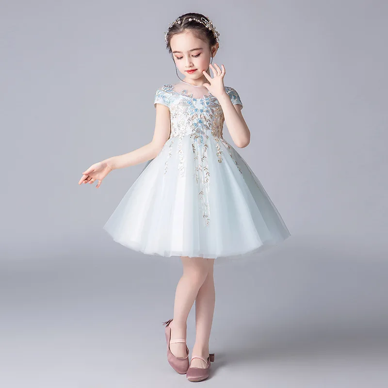 Children's Light Blue Dress Princess Dress Girl Tulle Tutu Flower Girl Costume for Piano Performance Host Catwalk Western Style
Children's Light Blue Dress Princess Dress Girl Tulle Tutu Flower Girl Costume for Piano Performance Host Catwalk Western Style
