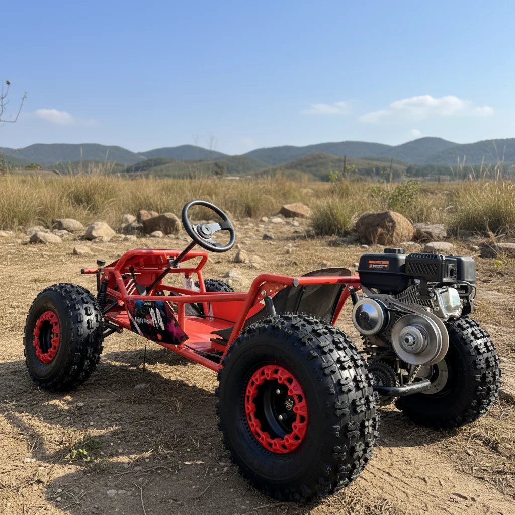 New Design Pedal 10Inch Large Fat Tyre Outdoor Karting 200kg Load 212cc Gas 4 Stroke Hydraulic Disc Brake Adult Go Kart Cross
New Design Pedal 10Inch Large Fat Tyre Outdoor Karting 200kg Load 212cc Gas 4 Stroke Hydraulic Disc Brake Adult Go Kart Cross