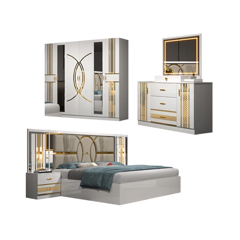 &Luxury Fabric Headboard Double King Size Bed Room Set Modern Simple Home Wooden Queen Full Luxury Bedroom Sets Furniture
&Luxury Fabric Headboard Double King Size Bed Room Set Modern Simple Home Wooden Queen Full Luxury Bedroom Sets Furniture
