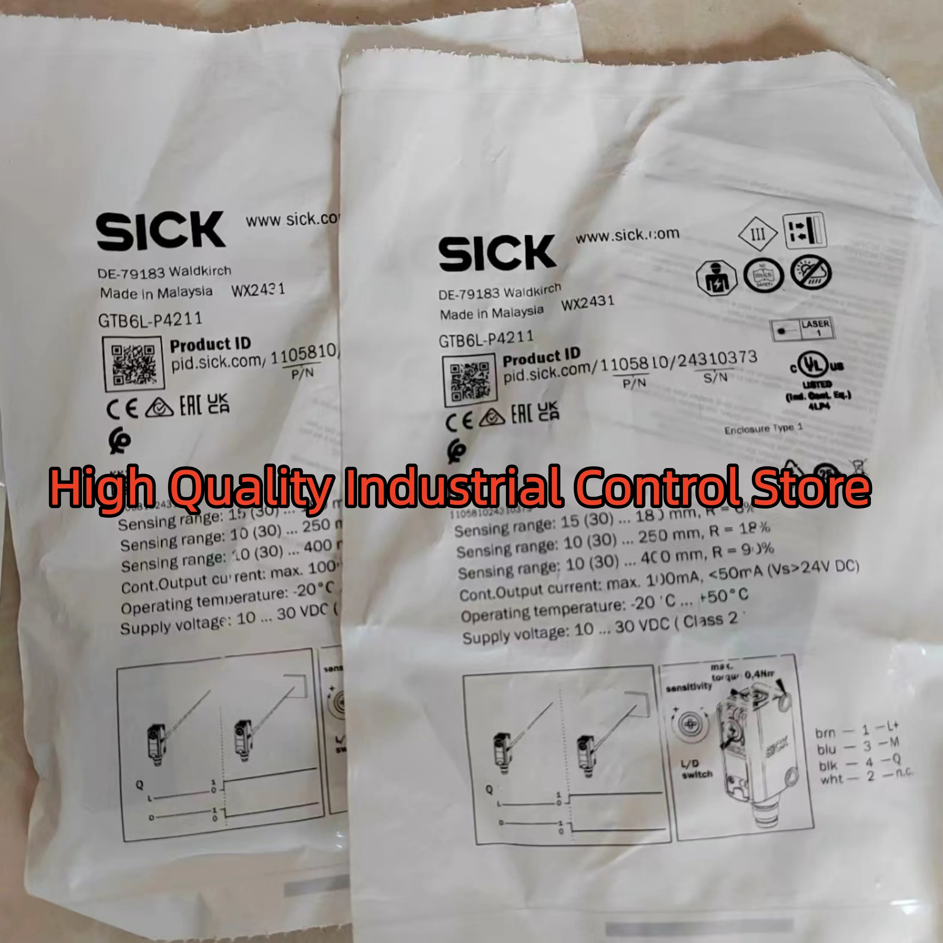 Photoelectric Switch Sensor GTB6L-P4211 GTB6-N1212S37 New original
Photoelectric Switch Sensor GTB6L-P4211 GTB6-N1212S37 New original