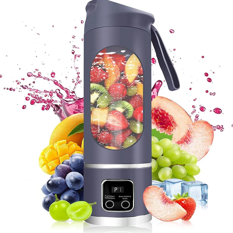 Portable milkshake juicer, small mini household juice cup, multi-functional juice bottle with 12 stainless steel blades
Portable milkshake juicer, small mini household juice cup, multi-functional juice bottle with 12 stainless steel blades