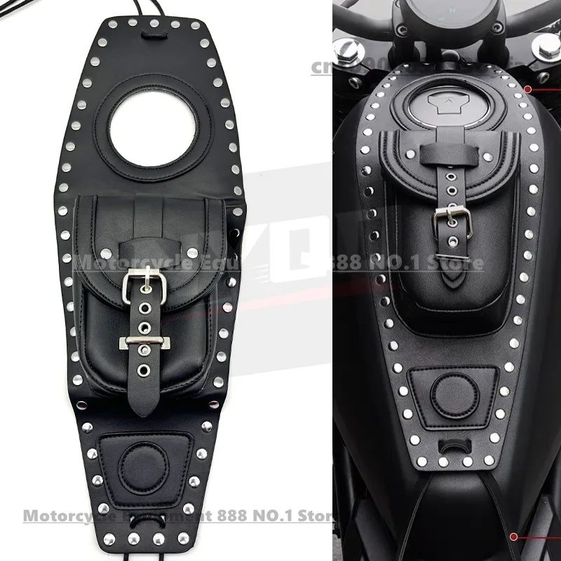 Motorcycle PU Leather Black Oil Fuel Tank Cover Storage Bag W/Pouch Bag for CM300 CM500
Motorcycle PU Leather Black Oil Fuel Tank Cover Storage Bag W/Pouch Bag for CM300 CM500