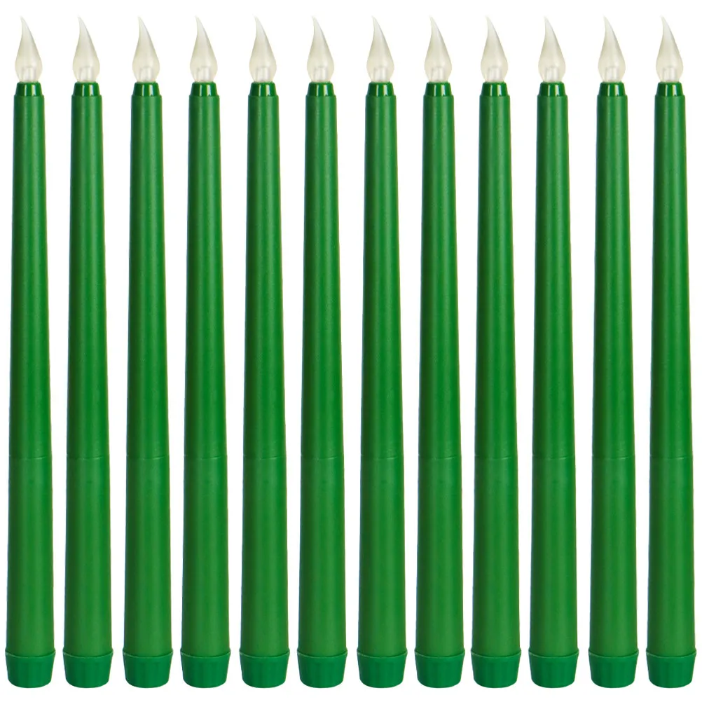 12 шт. электрических светодиодных свечей без пламени, конические светильники с теплым светом для вечеринок и свадеб
12 шт. электрических светодиодных свечей без пламени, конические светильники с теплым светом для вечеринок и свадеб